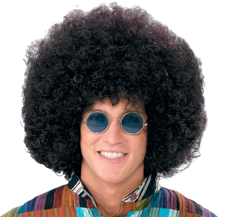 Forum Novelties Wig-Jumbo Hippie Fro-black, black